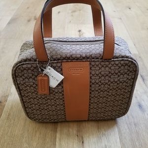 New With Tags Coach Toiletry Makeup Bag